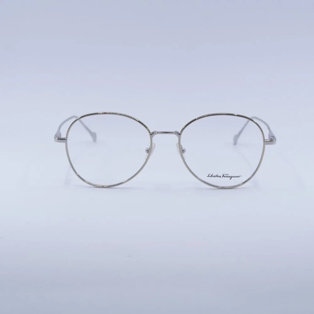 🕶️ New Salvatore Ferragamo SF2189 724 Eyeglasses - Gold/Palladium Frame 55mm